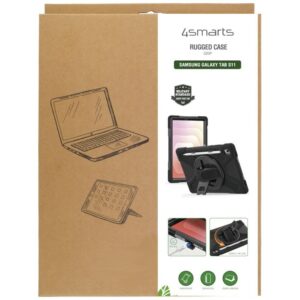 Armored Dėklas with handle 4smarts Rugged Dėklas Grip for Samsung Galaxy Tab S11 juodos spalvos - Image 8