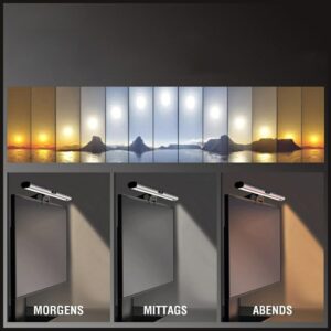 Monitoriaus šviestuvas 4smarts LightBar sidabro spalvos - Image 7