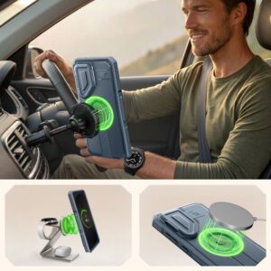 Tech-Protect KEVLAR MAGSAFE 2-SET GALAXY S26 ULTRA MĖLYNAS - Image 4