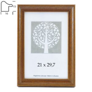Medinis rėmelis PAVASARIS 1201197, A4, rudos spalvos