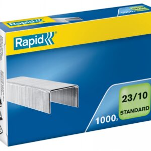 Sąsagėlės Rapid Standart 23/10, 1000 vnt.  cinkuotos