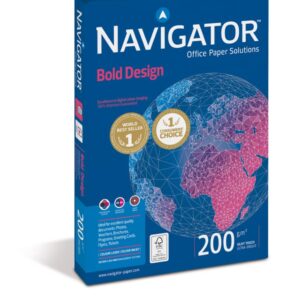 Biuro popierius Navigator Bold Design,  A4, 200g, 150 lapų