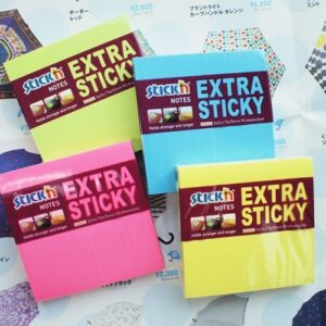 Lipnūs lapeliai Stick´N Extra Sticky 21671, 76x76mm, 90 lapelių, neoninės rožinės spalvos - Image 3