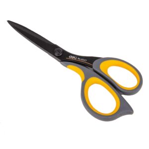 Žirklės DELI E6027, 17.5cm, juodos spalvos - Image 4