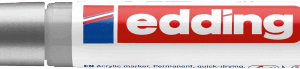 Akrilinis žymeklis edding 5300, sidabrinės spalvos