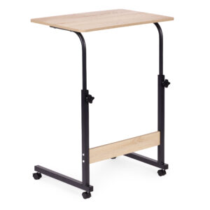 Mobile laptop table – side desk for armchair in light oak color, ModernHomedąb ModernHome - Image 5