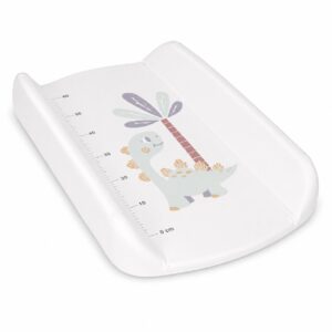 Rigid contoured changing mat topper 85x50 cm for crib and dresser dinosaurs ECOTOYS - Image 5