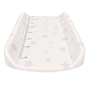 Rigid contoured changing mat topper 85x50 cm for crib and dresser stars ECOTOYS - Image 5