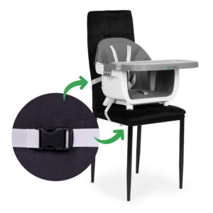 Vaikiška maitinimo kėdutė 2-in-1, pilka, ECOTOYS - Image 5