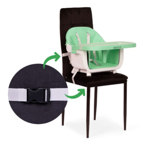 Vaikiška maitinimo kėdutė 2-in-1, žalia, ECOTOYS - Image 5