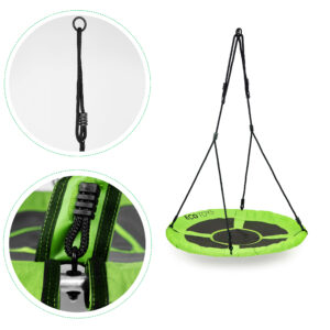 Sodo sūpynės, 100 cm, žalios ECOTOYS - Image 5