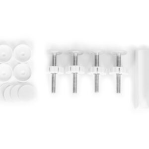 Apsauginiai varteliai, 74-105 cm, laiptams ir durims, plieniniai, papildomos sekcijos, balti, ECOTOYS - Image 5