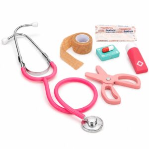 Medinis vaikiškas gydytojo rinkinys medicininiame krepšyje vaikams, 26 dalys ECOTOYS - Image 5