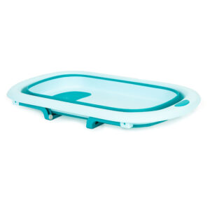 Baby Bathtub Travel Foldable with Drain Blue ECOTOYS - Image 5