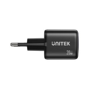 UNITEK 2X GAN 20 W maitinimo blokas, juodos spalvos - Image 3