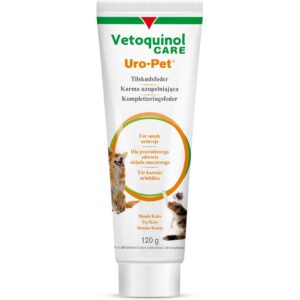 VETOQUINOL Uro-Pet - šlapimą rūgštinanti pasta šunims ir katėms - 120 g