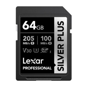 Lexar Professional SILVER PLUS SDXC 64GB memory card