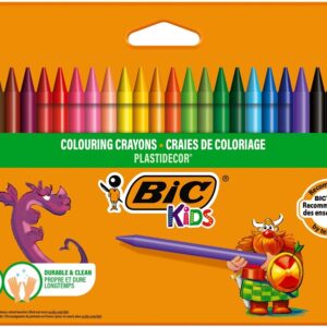 Vaškinės kreidelės Bic, 24 vnt