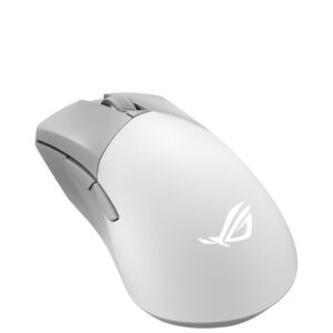 ASUS ROG Gladius III Wireless Aimpoint White kompiuterio pelė Žaidimams Dešinės rankos RF Wireless + Bluetooth + USB Type-A Optinis 36000 DPI - Image 1