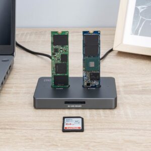 Digitus DA-71546-1 saugojimo diskų prijungimo stotis USB 3.2 Gen 2 (3.1 Gen 2) Type-C Juoda - Image 2