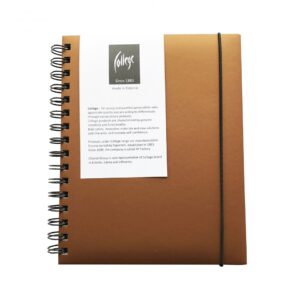 *Sąsiuvinis Premium, A5+, 60 lapų, su spirale šone ir perforacija, linijos +5x5 langeliai, aukso spalvos - Image 4