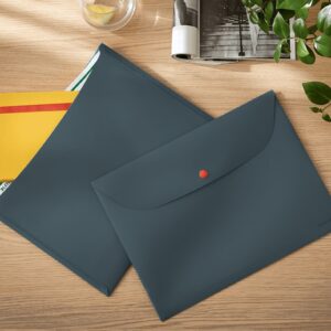 Aplankas vokelis Leitz Cosy Privacy su spaustuku ir 2 kišenėmis, A4, aksominės pilkos spalvos, 3 vnt. - Image 2