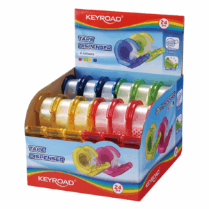 Lipni juosta Keyroad, 18mmx33m, skaidriame dėkliuke - Image 2