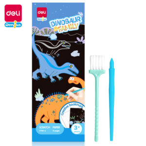 Kūrybinis raižymas DELI Dino 14 lapų