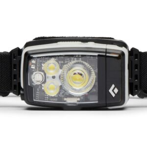 Black Diamond Distance LT 1100 Juoda Ant galvos tvirtinamas žibintuvėlis LED - Image 2