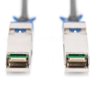 Digitus DN-81243 „InfiniBand“ arba pluoštinis optinis kabelis 3 m SFP28 DAC Juoda, Sidabras - Image 2