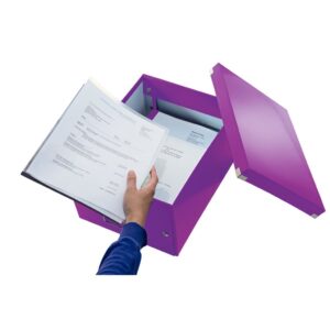 Universali dėžė Leitz Click&Store Medium, 281x200x369mm, violetinės spalvos