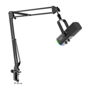 Fifine AM8T gaming microphone with boom arm juodos spalvos - Image 3