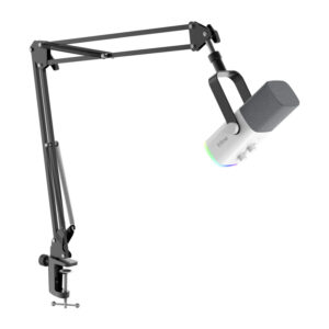 Fifine AM8TW gaming microphone with boom arm baltos psalvos - Image 2