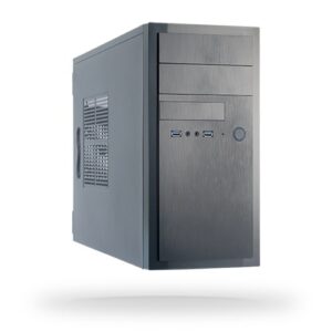 Chieftec HT-01B-350GPB kompiuterio korpusas „Midi Tower“ Juoda 350 W - Image 1