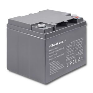 Qoltec 53035 AGM akumuliatorius | 12 V | 45Ah | maks. 540A