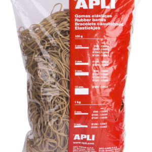 Kanceliarinės gumelės Apli, 80mmx2, 1kg