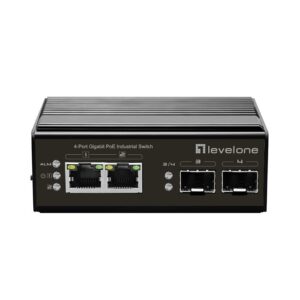 LevelOne IGP-0432 tinklo komutatorius Ne-valdomas Gigabit Ethernet (10/100/1000) Maitinimas per Eternetą (PoE) Juoda - Image 1