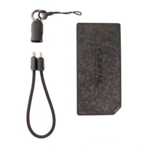 Flextail Zero Power 10,000 mAh Power Bank juodos spalvos - Image 4