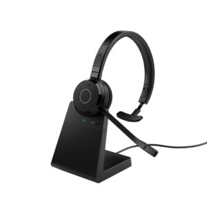 Jabra Evolve 65 TE Laisvų rankų įranga Vielinis ir Bevielis Su lankeliu Biuras / skambučių centras USB A tipo Bluetooth Juoda - Image 1