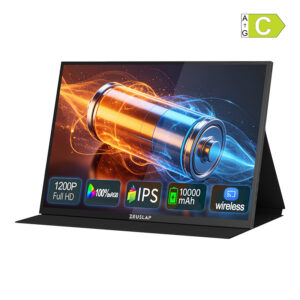 ZEUSLAP P16BT nešiojamas monitorius with a 16-inch touchscreen