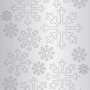 Lipdukai Charlot Snowflakes Silver (Kalėdų)