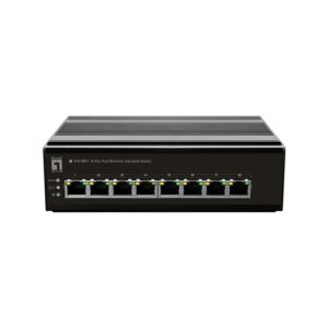 LevelOne IFS-0801 tinklo komutatorius Ne-valdomas Fast Ethernet (10/100) Juoda - Image 1