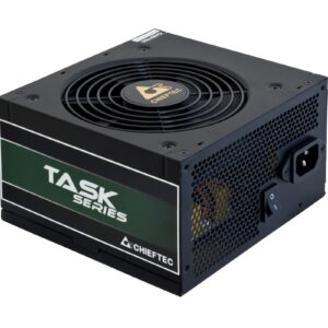 Chieftec Task TPS-600S maitinimo blokas 600 W 20+4 pin ATX ATX Juoda