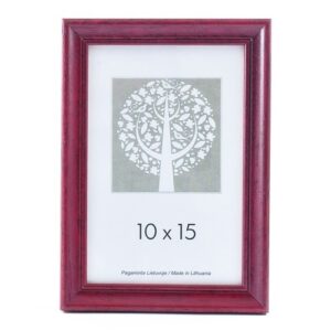 Medinis rėmelis PAVASARIS 1201195, A4, bordo spalvos