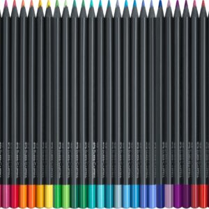 Spalvoti pieštukai Faber-Castell, Black Edition, 36 spalvos - Image 2