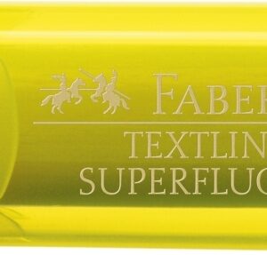 Teksto žymeklis Faber-Castell Superfluorecent, geltonos spalvos