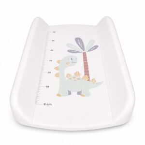 Rigid contoured changing mat topper 85x50 cm for crib and dresser dinosaurs ECOTOYS - Image 6