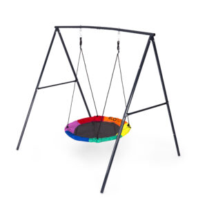 Vaikiškos sodo sūpynės „lizdas“ 100 cm plieninis rėmas, ECOTOYS - Image 6