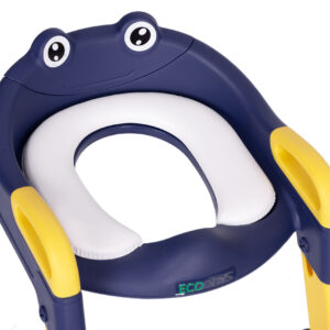 Vaikiška klozeto sėdynė su laipteliais ir kopetėlėmis, mėlyna, ECOTOYS - Image 6