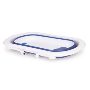 Sulankstoma kūdikių vonelė, mėlyna, su išleidimo anga ECOTOYS - Image 6